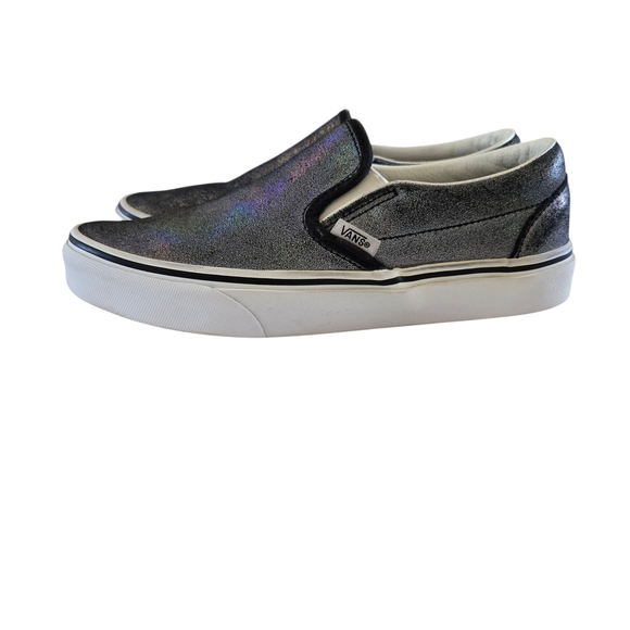 Vans Kids Black Slip-On Shoes - Picture 1 of 13
